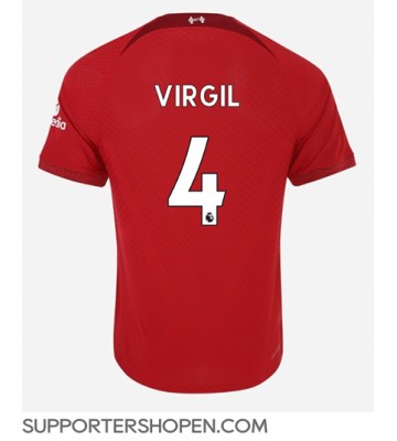 Liverpool Virgil van Dijk #4 Hemma Matchtröja 2022-23 Kortärmad